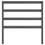 Cabecero de cama madera maciza de pino gris 96x4x100 cm de vidaXL, Cabeceros y pies de cama - Ref: Foro24-817622, Precio: 29,...