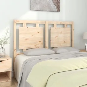 Bettkopfteil aus massivem Kiefernholz, 125,5 x 4 x 100 cm von vidaXL, Kopf- und Fußteile - Ref: Foro24-817930, Preis: 32,92 €...