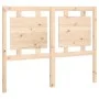 Bettkopfteil aus massivem Kiefernholz, 125,5 x 4 x 100 cm von vidaXL, Kopf- und Fußteile - Ref: Foro24-817930, Preis: 32,92 €...