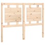 Cabecero de cama madera maciza de pino 125,5x4x100 cm de vidaXL, Cabeceros y pies de cama - Ref: Foro24-817930, Precio: 33,24 €