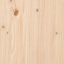 Cabecero de cama madera maciza de pino 125,5x4x100 cm de vidaXL, Cabeceros y pies de cama - Ref: Foro24-817930, Precio: 33,24 €
