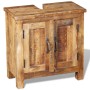 Badezimmermöbel mit Spiegel aus massivem Mangoholz von vidaXL, Badezimmermöbel - Ref: Foro24-243462, Preis: 297,32 €, Rabatt: %