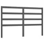 Solid gray pine wood bed headboard 166x4x100 cm by vidaXL, Headboards and footboards - Ref: Foro24-817652, Price: 37,12 €, Di...