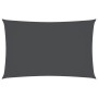 Toldo de vela rectangular tela Oxford gris antracita 3,5x5 m