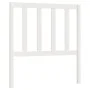 Cabecero de cama madera maciza de pino blanco 81x4x100 cm de vidaXL, Cabeceros y pies de cama - Ref: Foro24-817716, Precio: 4...