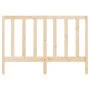 Cabecero de cama madera maciza de pino 166x4x100 cm de vidaXL, Cabeceros y pies de cama - Ref: Foro24-817700, Precio: 31,17 €...