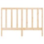 Solid pine wood bed headboard 166x4x100 cm by vidaXL, Headboards and footboards - Ref: Foro24-817700, Price: 31,47 €, Discoun...