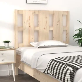 Bettkopfteil aus massivem Kiefernholz, 105,5 x 4 x 100 cm von vidaXL, Kopf- und Fußteile - Ref: Foro24-817975, Preis: 39,65 €...