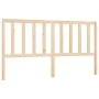 Cabecero de cama madera maciza de pino 206x4x100 cm de vidaXL, Cabeceros y pies de cama - Ref: Foro24-817760, Precio: 37,06 €...