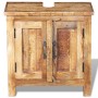 Badezimmermöbel mit Spiegel aus massivem Mangoholz von vidaXL, Badezimmermöbel - Ref: Foro24-243462, Preis: 297,32 €, Rabatt: %