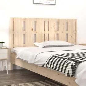 Bettkopfteil aus massivem Kiefernholz, 155,5 x 4 x 100 cm von vidaXL, Kopf- und Fußteile - Ref: Foro24-817995, Preis: 58,71 €...