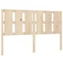 Solid pine wood bed headboard 155.5x4x100 cm by vidaXL, Headboards and footboards - Ref: Foro24-817995, Price: 59,57 €, Disco...
