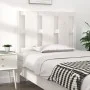 Cabecero de cama madera maciza de pino blanco 105,5x4x100 cm de vidaXL, Cabeceros y pies de cama - Ref: Foro24-817976, Precio...