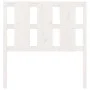 Cabecero de cama madera maciza de pino blanco 105,5x4x100 cm de vidaXL, Cabeceros y pies de cama - Ref: Foro24-817976, Precio...