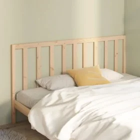Cabecero de cama madera maciza de pino 206x4x100 cm de vidaXL, Cabeceros y pies de cama - Ref: Foro24-817710, Precio: 40,39 €...