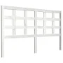 Cabecero de cama madera maciza de pino blanco 156x4x100 cm de vidaXL, Cabeceros y pies de cama - Ref: Foro24-817896, Precio: ...