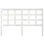 Cabecero de cama madera maciza de pino blanco 156x4x100 cm de vidaXL, Cabeceros y pies de cama - Ref: Foro24-817896, Precio: ...
