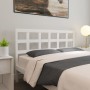 Solid white pine wood bed headboard 156x4x100 cm by vidaXL, Headboards and footboards - Ref: Foro24-817896, Price: 57,67 €, D...