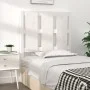 Bettkopfteil aus massivem weißem Kiefernholz, 80,5 x 4 x 100 cm von vidaXL, Kopf- und Fußteile - Ref: Foro24-817966, Preis: 4...
