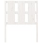 Solid white pine wood bed headboard 80.5x4x100 cm by vidaXL, Headboards and footboards - Ref: Foro24-817966, Price: 40,85 €, ...