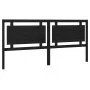 Cabecero de cama madera maciza de pino negro 205,5x4x100 cm de vidaXL, Cabeceros y pies de cama - Ref: Foro24-817964, Precio:...