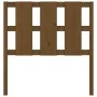 Bettkopfteil aus massivem Kiefernholz in Honigbraun, 105,5 x 4 x 100 cm von vidaXL, Kopf- und Fußteile - Ref: Foro24-817978, ...