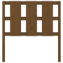 Cabecero de cama madera maciza pino marrón miel 95,5x4x100 cm de vidaXL, Cabeceros y pies de cama - Ref: Foro24-817973, Preci...