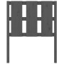 Cabecero de cama madera maciza de pino gris 80,5x4x100 cm de vidaXL, Cabeceros y pies de cama - Ref: Foro24-817967, Precio: 2...