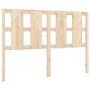 Bettkopfteil aus massivem Kiefernholz, 125,5 x 4 x 100 cm von vidaXL, Kopf- und Fußteile - Ref: Foro24-817980, Preis: 32,85 €...