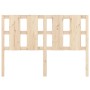 Solid pine wood bed headboard 125.5x4x100 cm by vidaXL, Headboards and footboards - Ref: Foro24-817980, Price: 32,85 €, Disco...