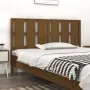 Solid pine wood bed headboard honey brown 155.5x4x100 cm by vidaXL, Headboards and footboards - Ref: Foro24-817998, Price: 56...