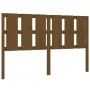 Solid pine wood bed headboard honey brown 155.5x4x100 cm by vidaXL, Headboards and footboards - Ref: Foro24-817998, Price: 56...