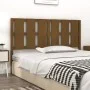 Bettkopfteil aus massivem Kiefernholz in Honigbraun, 155,5 x 4 x 100 cm von vidaXL, Kopf- und Fußteile - Ref: Foro24-817998, ...