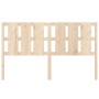 Solid pine wood bed headboard 165.5x4x100 cm by vidaXL, Headboards and footboards - Ref: Foro24-818000, Price: 53,81 €, Disco...