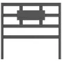 Solid gray pine wood bed headboard 80.5x4x100 cm by vidaXL, Headboards and footboards - Ref: Foro24-818017, Price: 33,66 €, D...