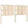 Bettkopfteil aus massivem Kiefernholz, 185,5 x 4 x 100 cm von vidaXL, Kopf- und Fußteile - Ref: Foro24-818005, Preis: 60,38 €...
