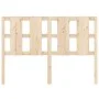 Cabecero de cama madera maciza de pino 145,5x4x100 cm de vidaXL, Cabeceros y pies de cama - Ref: Foro24-817990, Precio: 34,11...