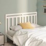 Solid white pine wood bed headboard 166x4x100 cm by vidaXL, Headboards and footboards - Ref: Foro24-817801, Price: 39,68 €, D...