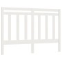 Solid white pine wood bed headboard 166x4x100 cm by vidaXL, Headboards and footboards - Ref: Foro24-817801, Price: 39,68 €, D...