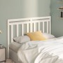 Solid white pine wood bed headboard 166x4x100 cm by vidaXL, Headboards and footboards - Ref: Foro24-817801, Price: 39,68 €, D...