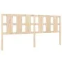 Bettkopfteil aus massivem Kiefernholz, 205,5 x 4 x 100 cm von vidaXL, Kopf- und Fußteile - Ref: Foro24-818010, Preis: 46,06 €...