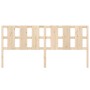 Solid pine wood bed headboard 205.5x4x100 cm by vidaXL, Headboards and footboards - Ref: Foro24-818010, Price: 46,57 €, Disco...