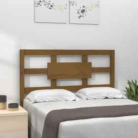 Solid pine wood bed headboard honey brown 80.5x4x100 cm by vidaXL, Headboards and footboards - Ref: Foro24-818018, Price: 33,...
