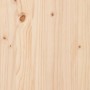Cabecero de cama madera maciza de pino 105,5x4x100 cm de vidaXL, Cabeceros y pies de cama - Ref: Foro24-817925, Precio: 50,60...