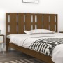 Bettkopfteil aus massivem Kiefernholz, honigbraun, 165,5 x 4 x 100 cm von vidaXL, Kopf- und Fußteile - Ref: Foro24-818003, Pr...