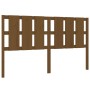 Solid pine wood bed headboard honey brown 165.5x4x100 cm by vidaXL, Headboards and footboards - Ref: Foro24-818003, Price: 61...