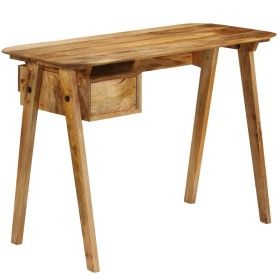 Escritorio de madera maciza de mango 110x50x76 cm de vidaXL, Escritorios - Ref: Foro24-246229, Precio: 243,09 €, Descuento: %