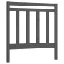 Solid gray pine wood bed headboard 106x4x100 cm by vidaXL, Headboards and footboards - Ref: Foro24-817777, Price: 25,59 €, Di...