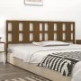 Bettkopfteil aus massivem Kiefernholz in Honigbraun, 205 x 4 x 100 cm von vidaXL, Kopf- und Fußteile - Ref: Foro24-818013, Pr...