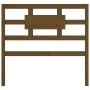 Cabecero de cama madera maciza pino marrón miel 95,5x4x100 cm de vidaXL, Cabeceros y pies de cama - Ref: Foro24-818023, Preci...